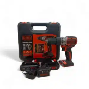 TALADRO PERCUTOR BLACK+DECKER BL188KB SIN ESCOBILLAS + 2 BATERIAS + CARGADOR + MALETIN