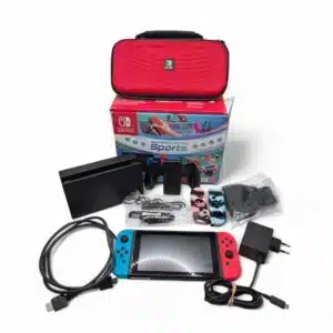 CONSOLA NINTENDO SWITCH 2023 HAC-001 + ACC + CAJA + FUNDA