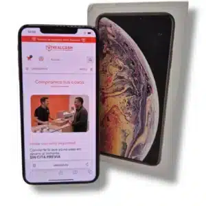 IPHONE XS MAX 64GB SALUD BATERIA 100% DORADO + CAJA