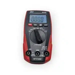 MULTIMETRO GEF F45 + PINZAS + FUNDA