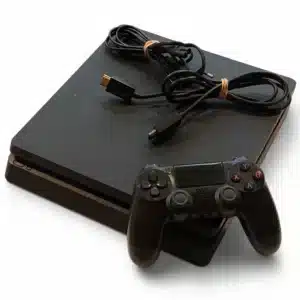 CONSOLA PS4 SLIM 500GB + MANDO Y CABLES