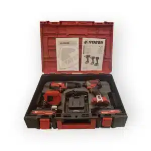 SET DE STAYER TALADRO PBL 50 + ATORNILLADOR DE IMPACTO IS 130 L20 + 2 BAT + CARGADOR + MALETIN