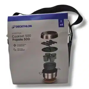 FIAMBRERA DE CAMPING DECATHLON QUECHUA COOKSET 500 PARA 4 PERSONAS *A ESTRENAR*