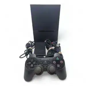 CONSOLA PS2 SLIM SCPH-77004 + MANDO + CABLES