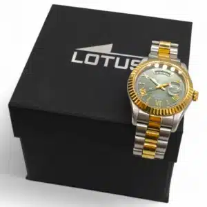 RELOJ LOTUS 18855 ESFERA VERDE + CAJA