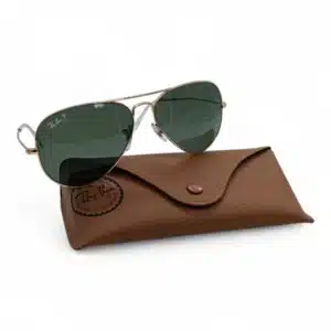 GAFAS DE SOL RAYBAN AVIADOR POLARIZADAS DORADAS CON FUNDA
