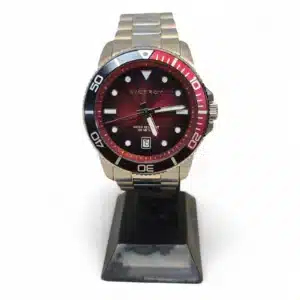 RELOJ VICEROY 42451-67 ESFERA NEGRA Y ROJA + CAJA + ESLABONES
