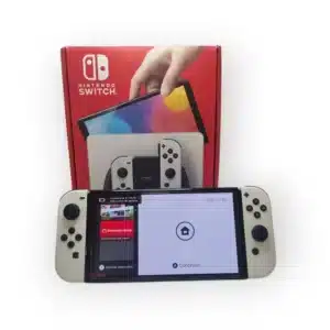 CONSOLA NINTENDO SWITCH OLED + CAJA + ACCESORIOS