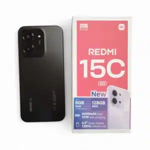 MOVIL REDMI 15C 128GB/8GB NEGRO+CAJA Y CABLE DE CARGA *A ESTRENAR*