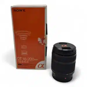 OBJETIVO SONY DT 18-200MM F3.5-6.3 62MM + CAJA
