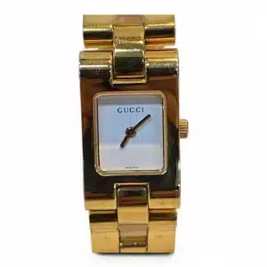 RELOJ GUCCI 2305L DORADO ESFERA BLANCA 20MM