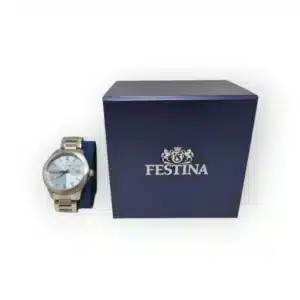 RELOJ FESTINA F2736 ESFERA AZUL CORREA METALICA + CAJA