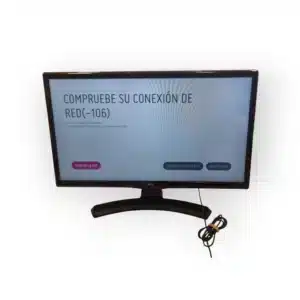 TV SMART LG 24MT49S 24" + MANDO + CABLE