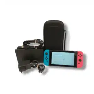 CONSOLA NINTENDO SWITCH HAC-001 + DOCK + CABLES + FUNDA