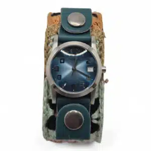 RELOJ FOSSIL T69430 VERDE CORRA DE PIEL