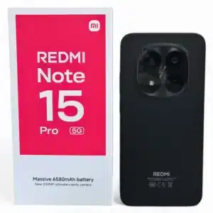 MOVIL REDMI NOTE 15 PRO 5G 8/256GB NEGRO A ESTRENAR
