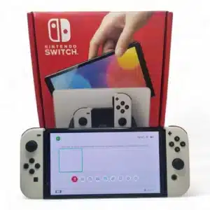 CONSOLA NINTENDO SWITCH OLED +CAJA COMPLETA+  MEMORIA 256GB +FUNDA