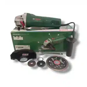 AMOLADORA BOSH UNIVERSAL GRIND 750-115 + CAJA + ACC