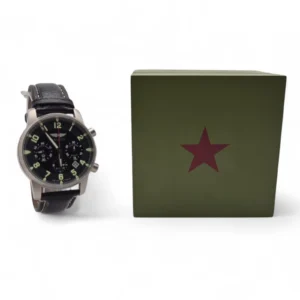 RELOJ PULSERA ABHATOP CHORNOGRAPH CUERDA + CAJA