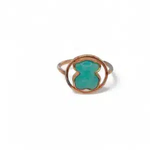 ANILLO TOUS AZUL Y DORADO