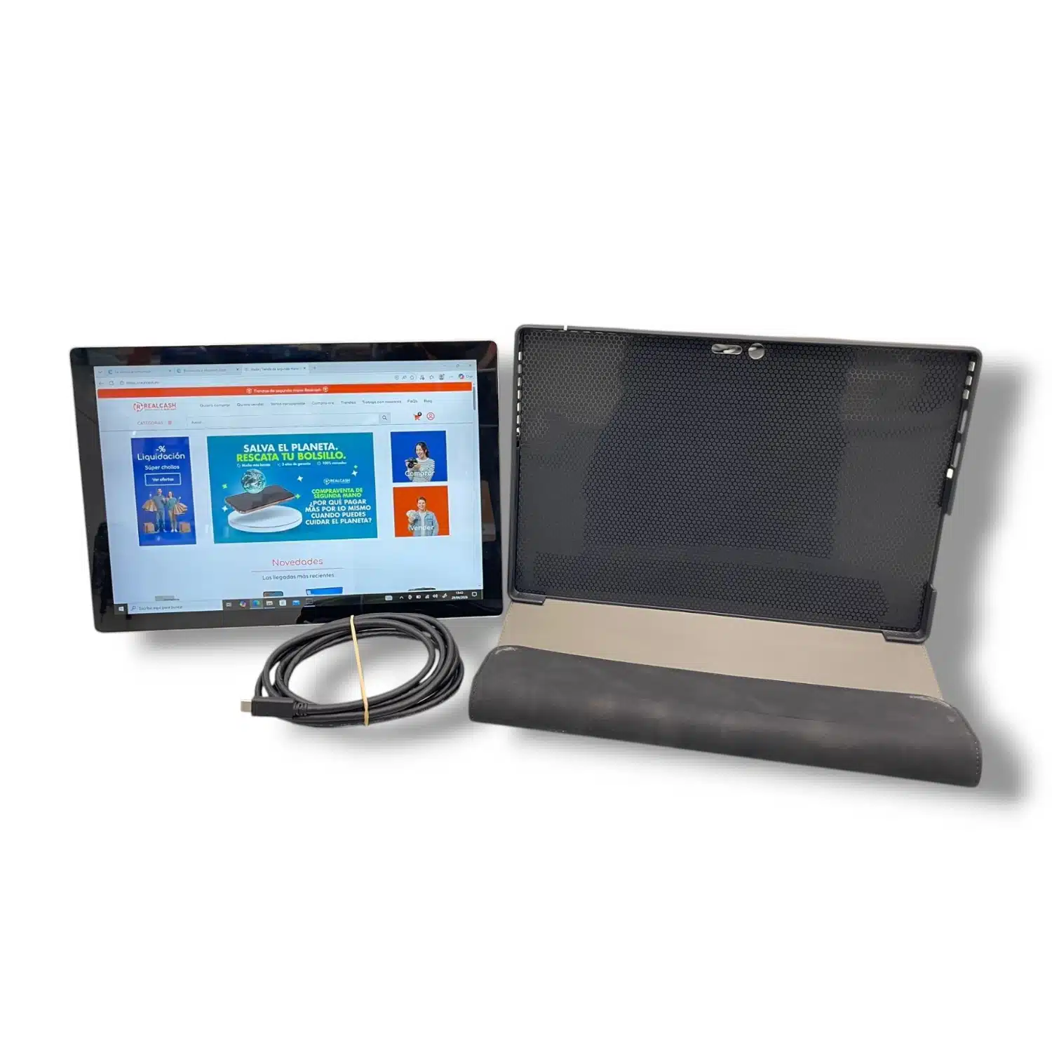 Surface Pro 7+ 1961 Intel Core I-51135G7 256GB/8GB Gris + Funda + Cable