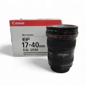 OBJETIVO CANON ULTRASONIC EF 17-40MM F/4L USM + CAJA
