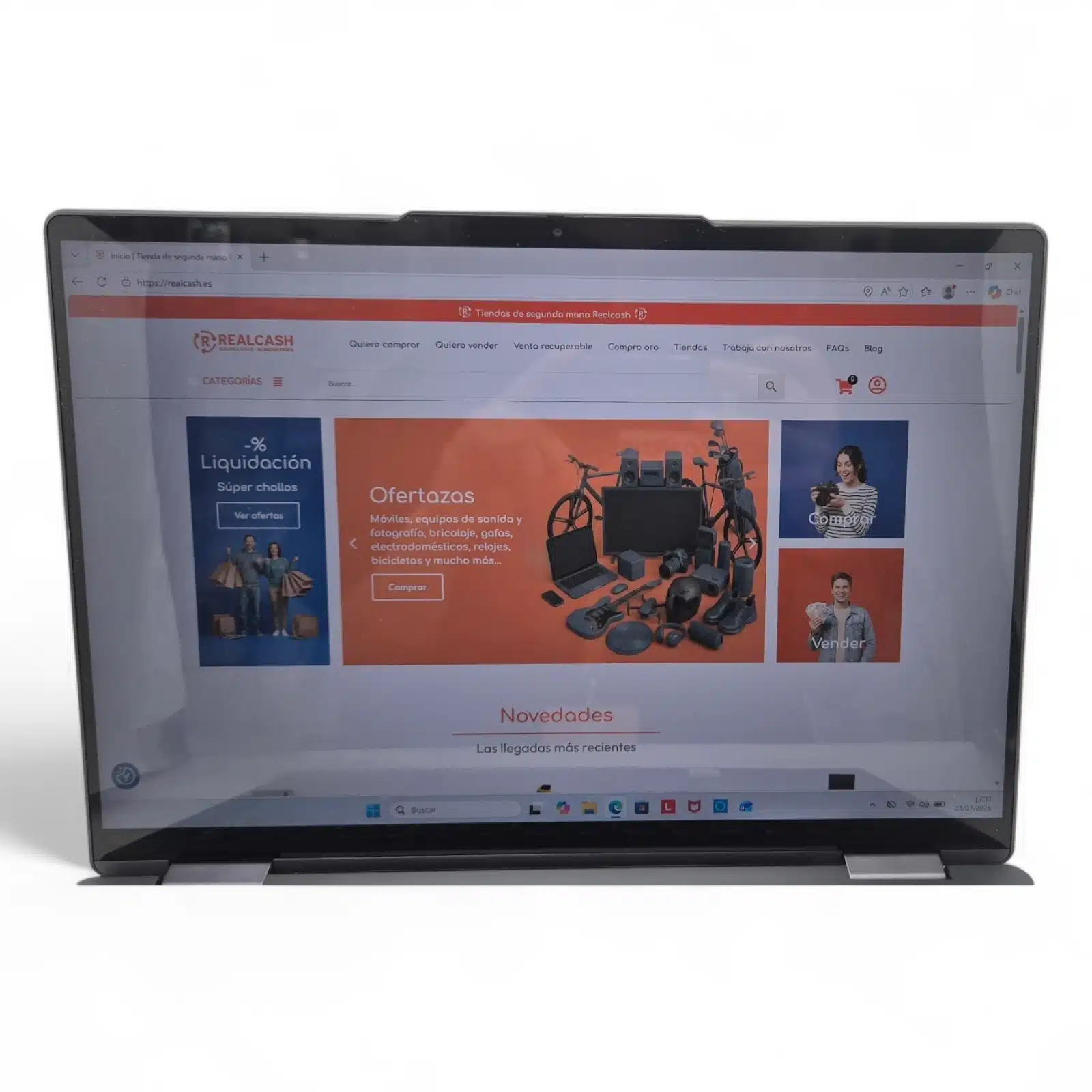 Portatil Lenovo Yoga 7 14ARV7 Ryzen 5-6600U 512GB 8GB + Cargador — foto 2