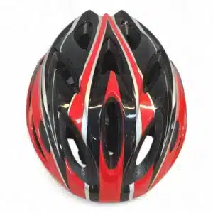 CASCO DE BICICLETA ROJO/NEGRO