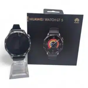 SMARTWACHT HUAWEI GT5 46MM NEGRO + CARGADOR + MANUAL + CAJA