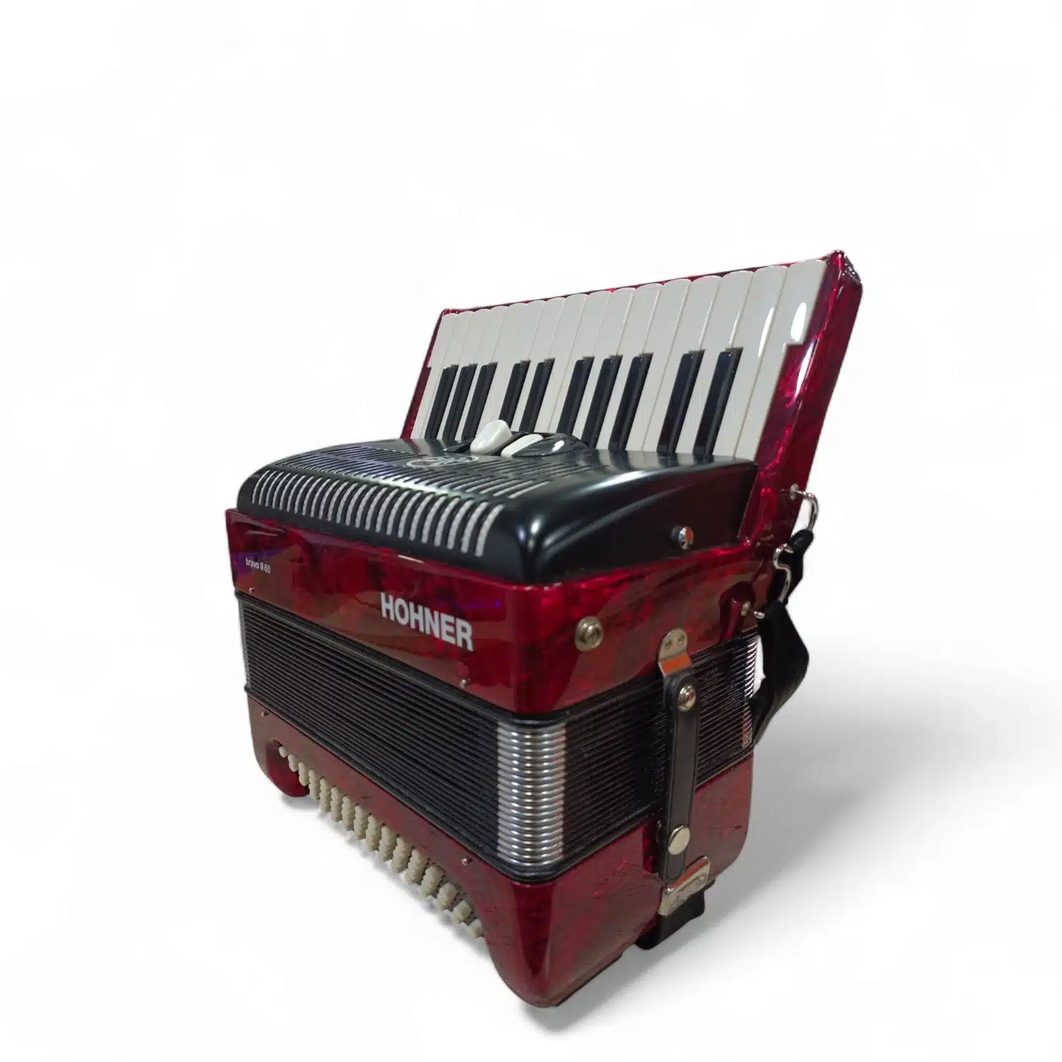 Acordeon Hohner Bravo II 60 + Funda Original — foto 3