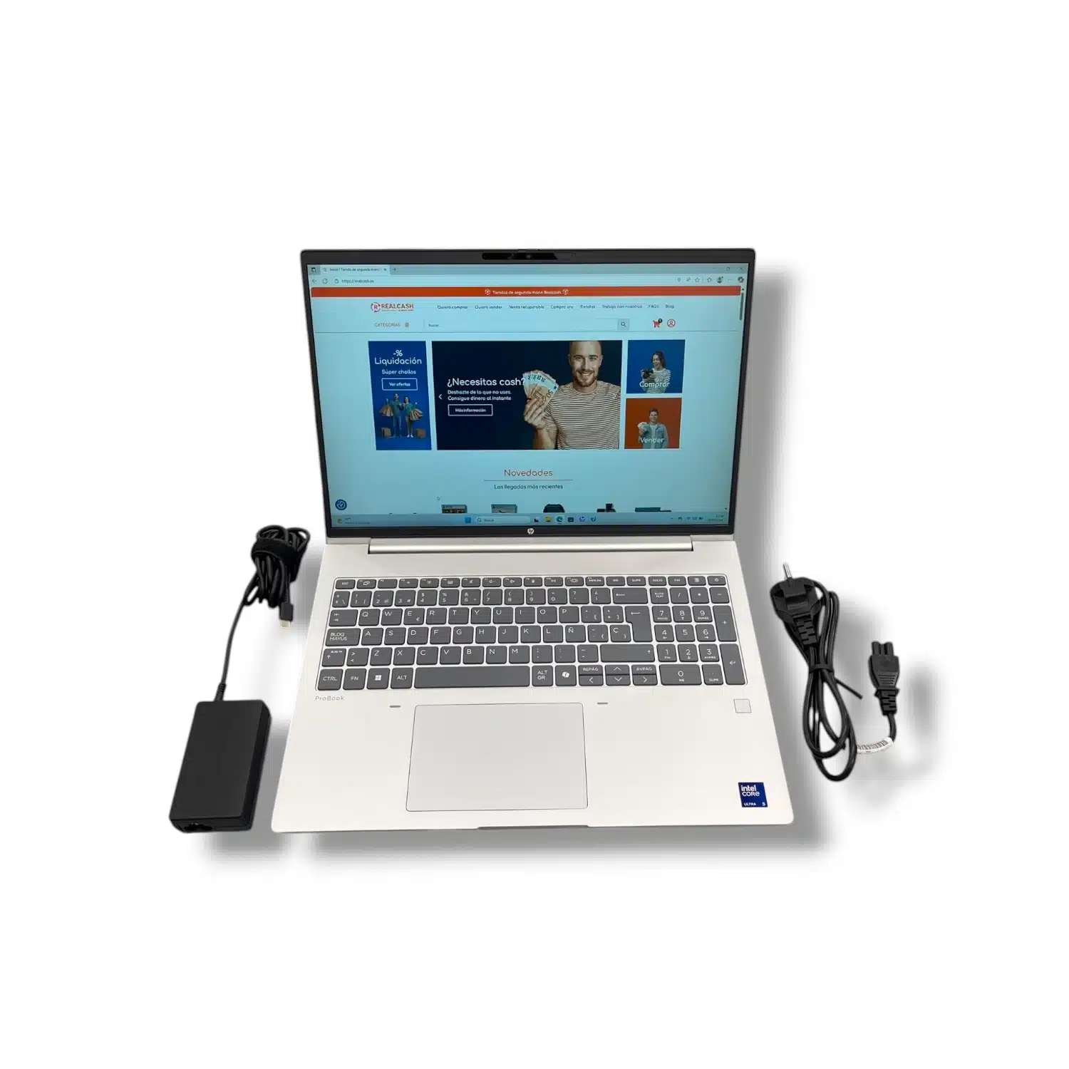 Portatil HP Probook 4 G1i 16″ Core Ultra 5 225U 16GB Ram 512GB Ssd + Cargador