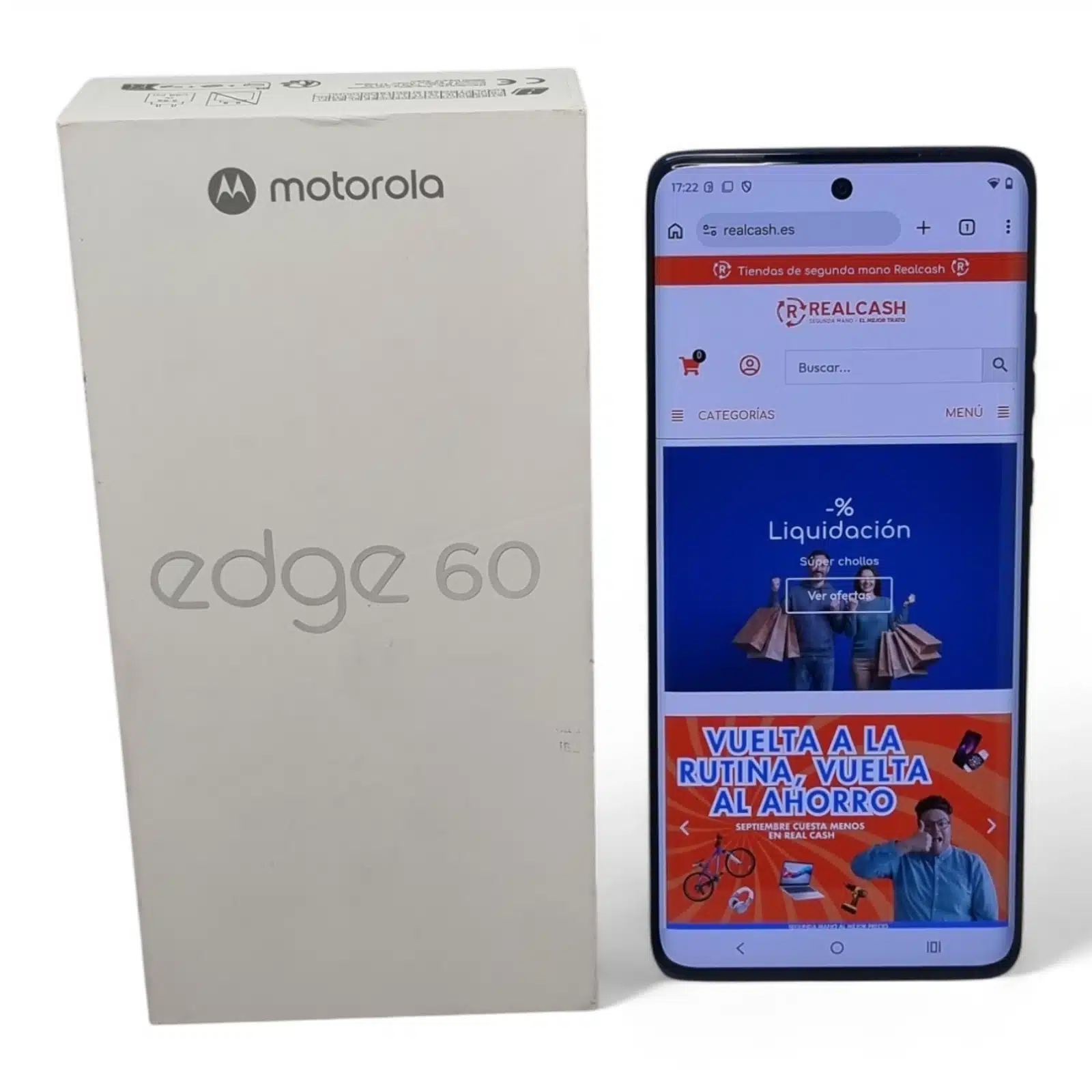 Movil Motorola Edge 60 512GB 12GB Ram Azul * A Estrenar