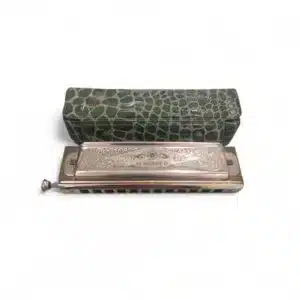 ARMONICA SUPER CHROMONICA M HOHNER PLATEADA + FUNDA