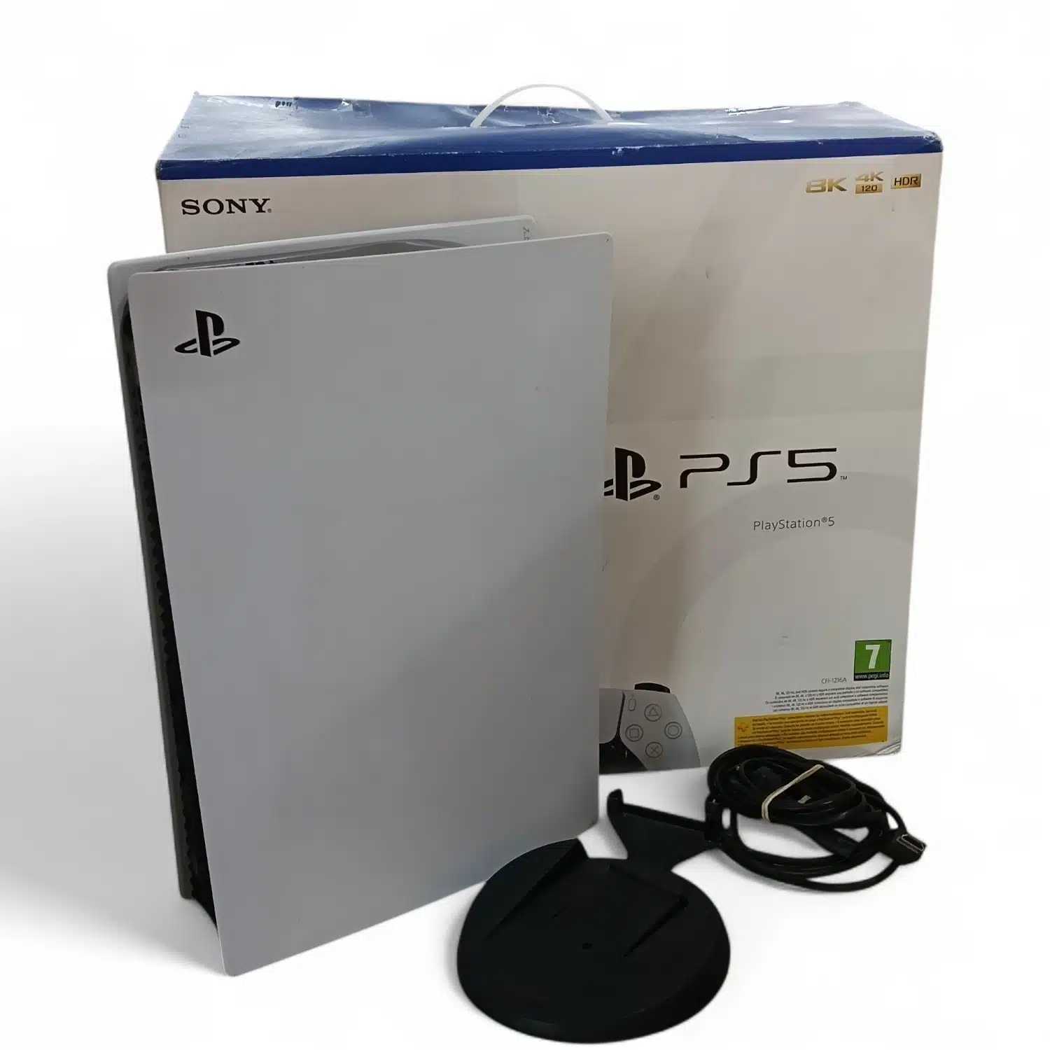Consola Sony PS5 Fat Standart 825 GB + Caja + Cableado