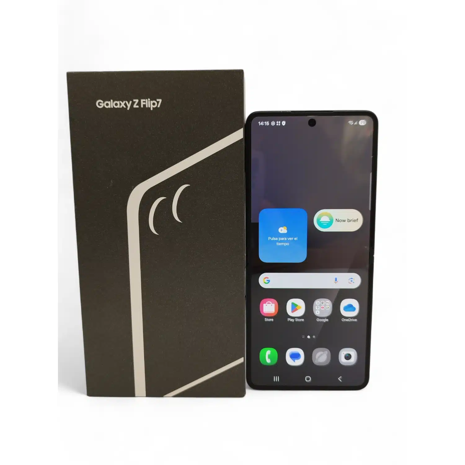 Movil Samsung Galaxy Z Flip 7 256GB Ram 12GB Negro + Funda + Cable + Caja
