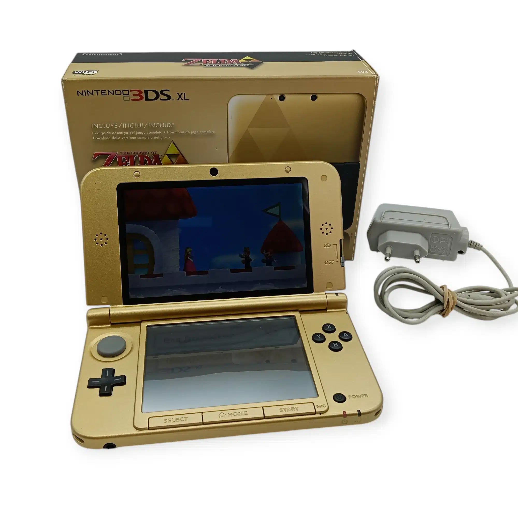 Nintendo 3DS XL The Legend OF Zelda Limited Edition + Caja + Cargador — foto 4