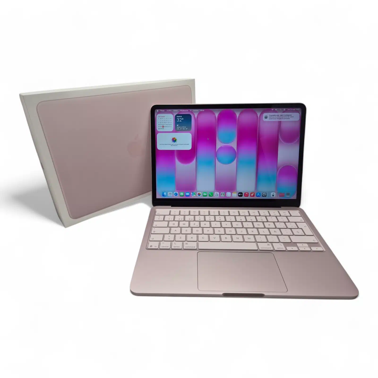 Macbook Neo 13″ 512GB 8GB Rosa + Caja + Cable