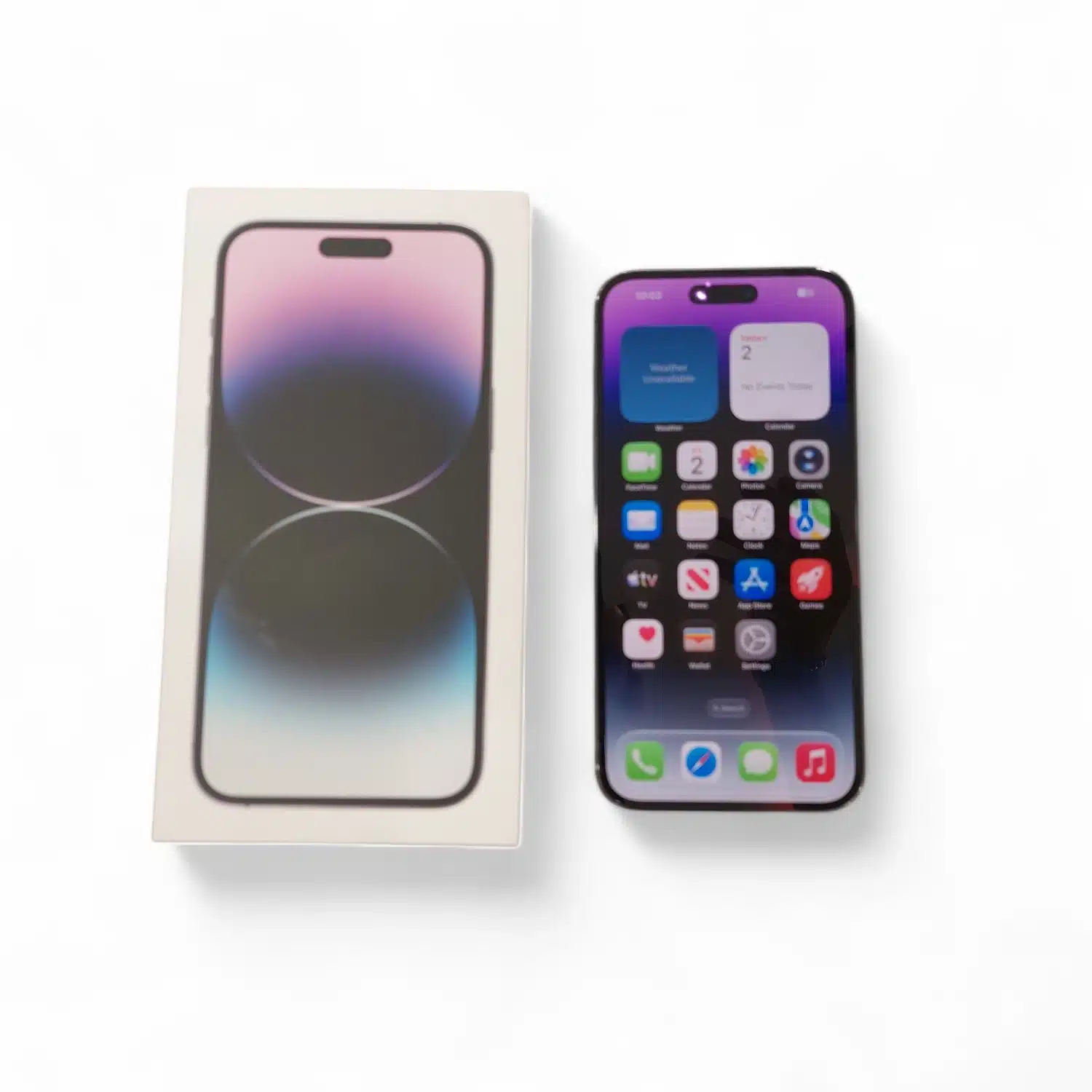 Iphone 14 Pro Max 256 GB Morado Salud Bateria 100 % + Caja — foto 2