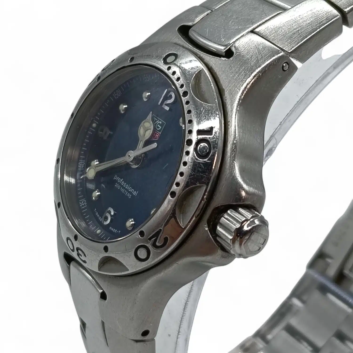 Reloj Tag Heuer WL1313 Esfera Azul Correa Metálica — foto 2