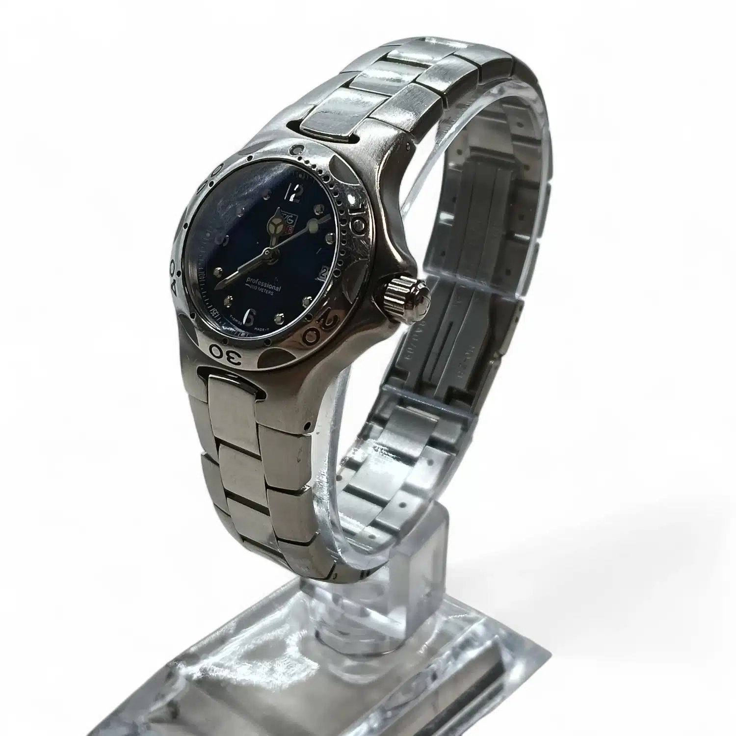 Reloj Tag Heuer WL1313 Esfera Azul Correa Metálica — foto 4