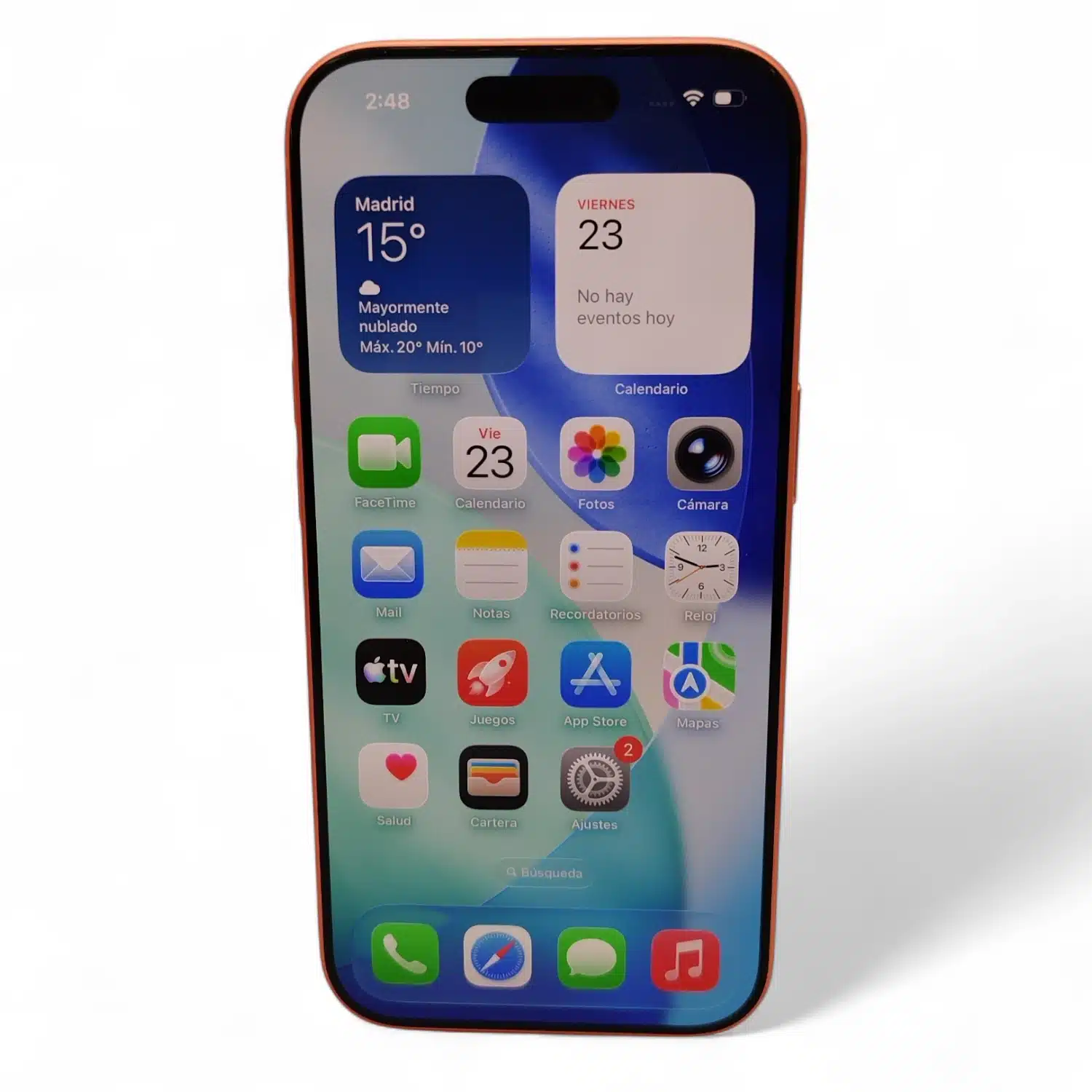 Iphone 17 Pro 256GB 100% Bateria Naranja + Caja + Cable — foto 2