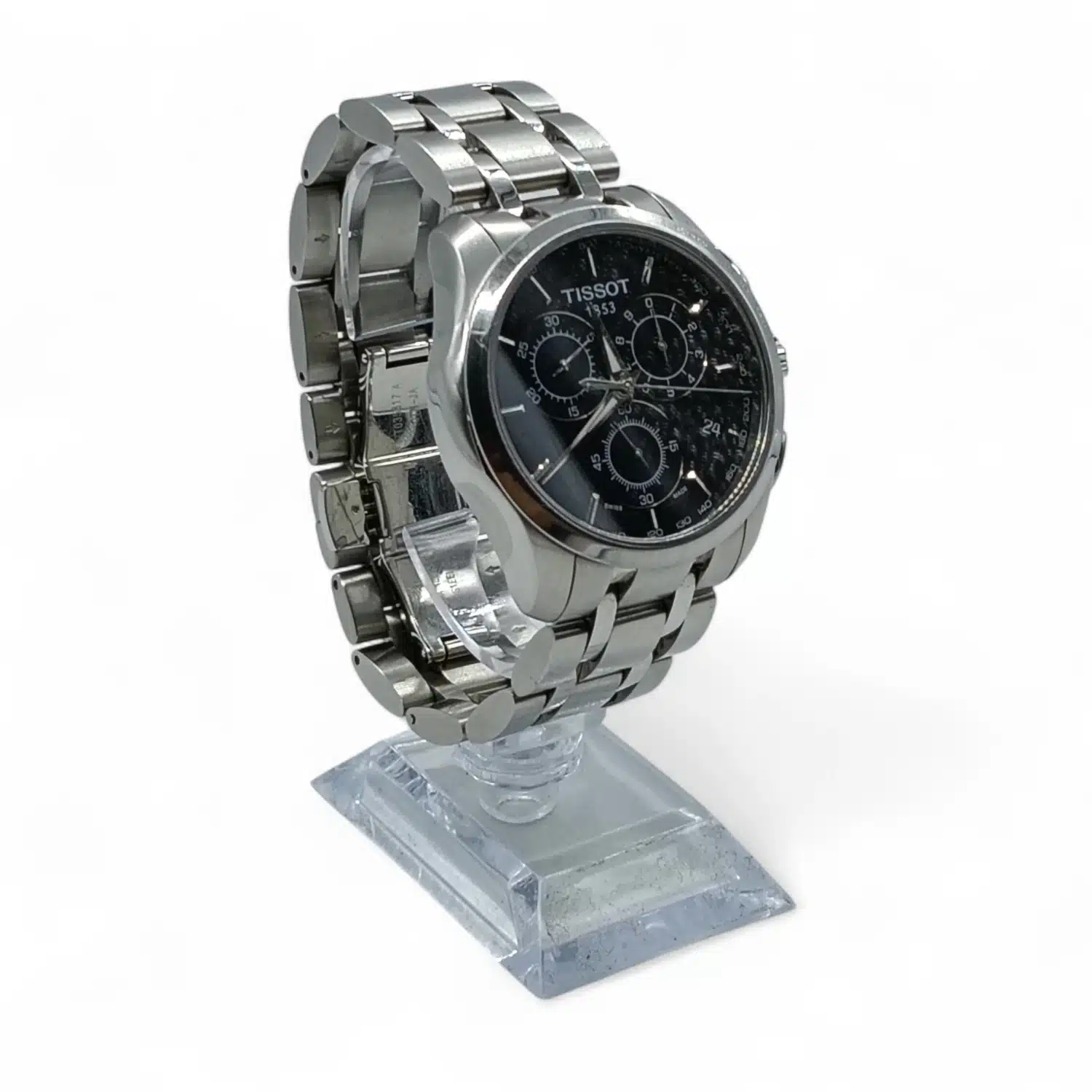 Reloj Tissot 1853 Mod T035617A Con Correa Acero + Caja — foto 3