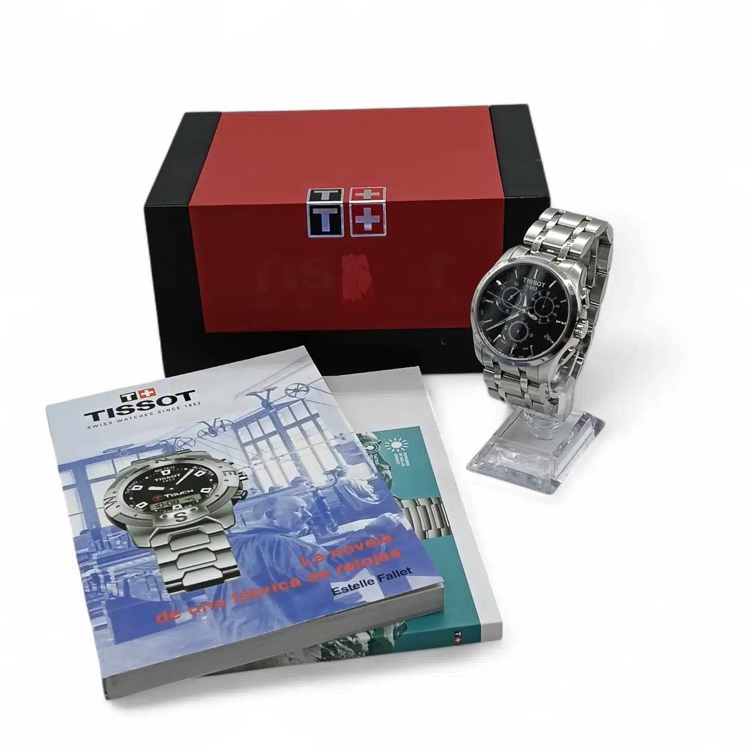 Reloj Tissot 1853 Mod T035617A Con Correa Acero + Caja