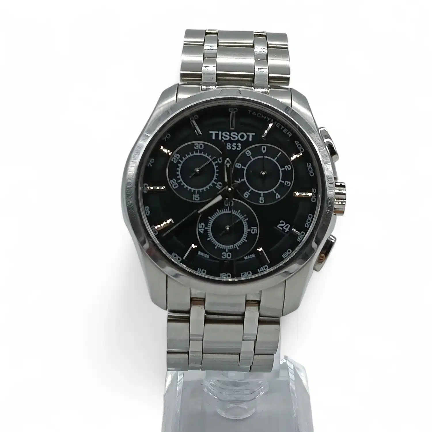 Reloj Tissot 1853 Mod T035617A Con Correa Acero + Caja — foto 2