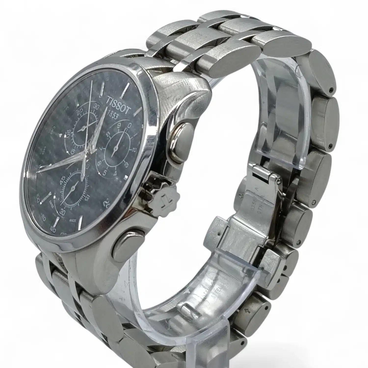 Reloj Tissot 1853 Mod T035617A Con Correa Acero + Caja — foto 4
