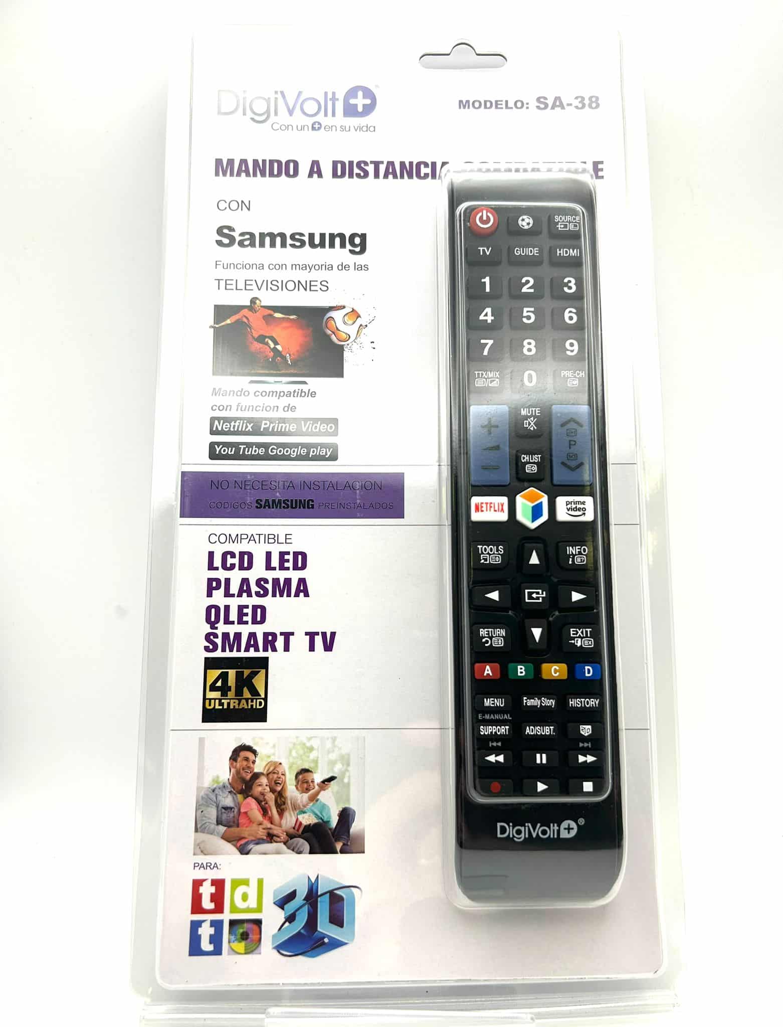 Mando Universal para TV Samsung Digivolt