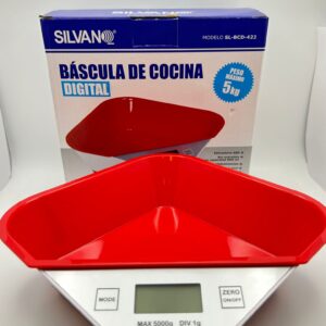 BASCULA DE COCINA DIGITALSILVANO  34-SL-BCD-422