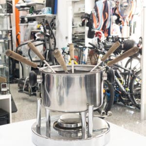FONDUE MATALICA CON 6 TENEDORES + ACCESORIOS