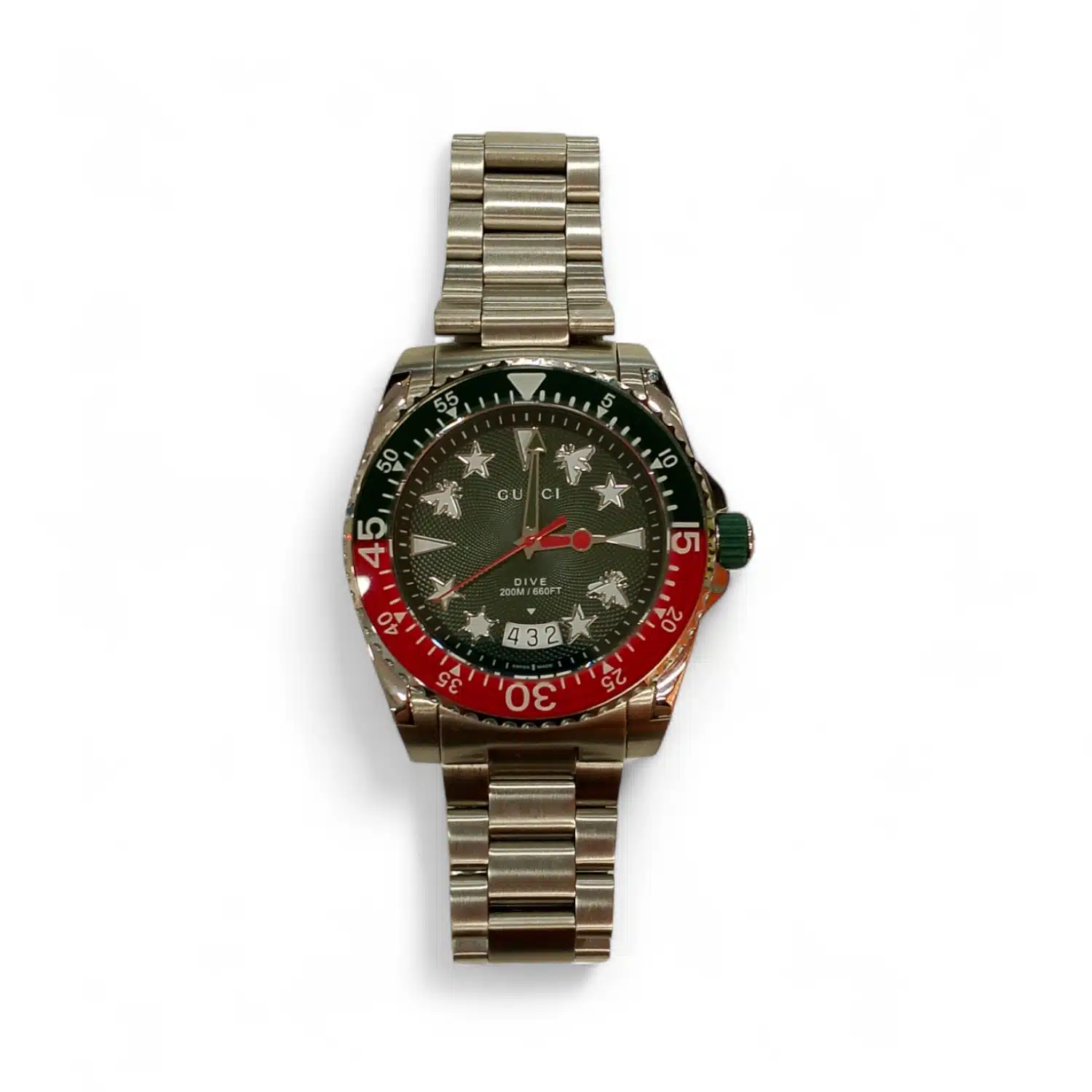 Reloj Gucci Dive Acero Inoxidable Verde Dial YA136222 — foto 2