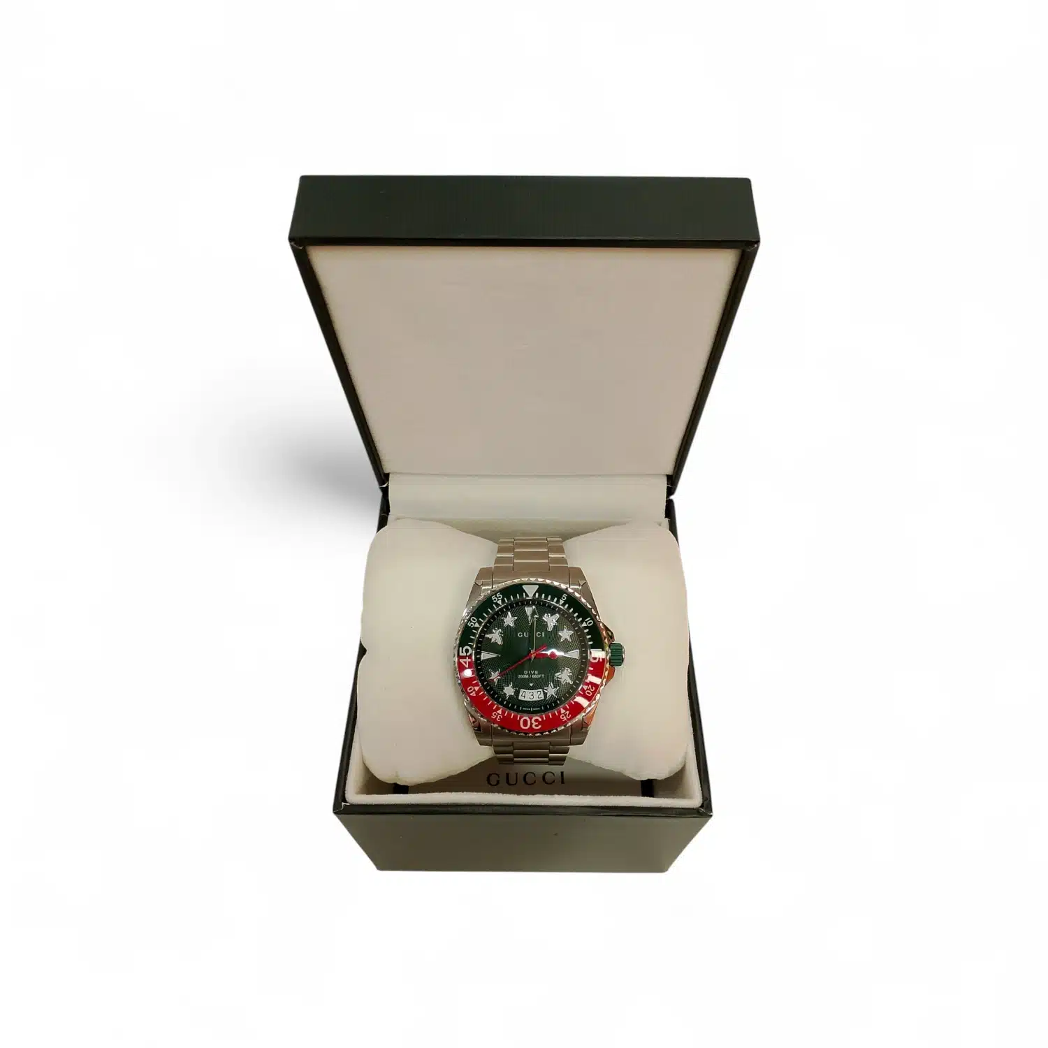 Reloj Gucci Dive Acero Inoxidable Verde Dial YA136222 — foto 4
